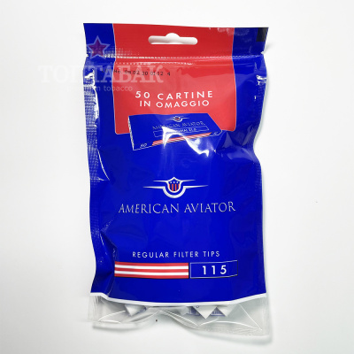 Фильтры для самокруток American Aviator 8/15мм с бумагой в подарок