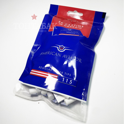 Фильтры для самокруток American Aviator 8/15мм с бумагой в подарок